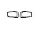 OMAC Fog Light Bezel Covers; Brushed Dark Steel (15-18 Jeep Renegade BU)