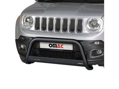 OMAC Push Bull Bar; Black (15-18 Jeep Renegade BU, Excluding Trailhawk)