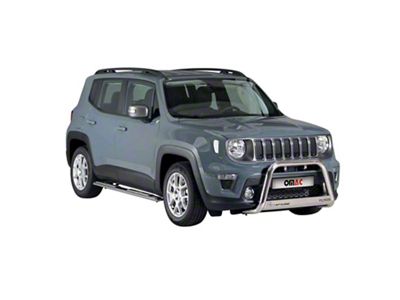 OMAC Push Bull Bar; Silver (19-23 Jeep Renegade BU)