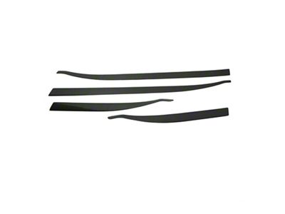 OMAC Side Door Molding Trim Skirt Garnish; Carbon Fiber (15-18 Jeep Renegade BU)