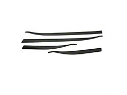 OMAC Side Door Molding Trim Skirt Garnish; Carbon Fiber (19-23 Jeep Renegade BU)