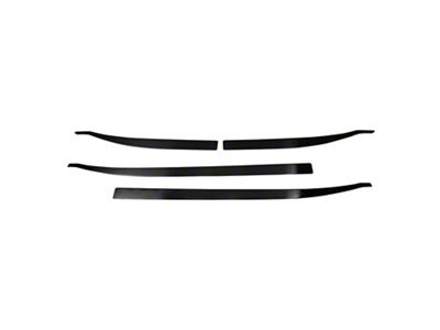 OMAC Side Door Moldings; Brushed Dark Steel (15-23 Jeep Renegade BU)