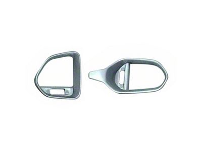 OMAC Side Ventilation Trim; Silver (15-18 Jeep Renegade BU)