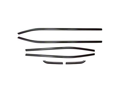 OMAC Window Molding Trim Streamer; Carbon Fiber Black (15-23 Jeep Renegade BU)