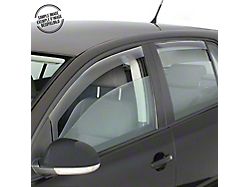 OMAC Window Visor Vent Rain Deflectors; Black Smoke (15-23 Jeep Renegade BU)