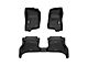 OMAC All Weather Molded Texan Front and Rear Floor Liners; Black (21-24 Jeep Wrangler JL 4xe)