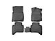 RIVAL 4x4 All Weather Molded 3D Front and Rear Floor Liners; Black (18-19 Tacoma)