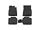 OMAC All Weather Molded 3D Front and Rear Floor Liners; Black (16-21 Tacoma Access Cab)