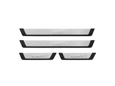 OMAC Door Sill Scuff Plates with Sport Logo (05-23 Tacoma Access Cab, Double Cab)