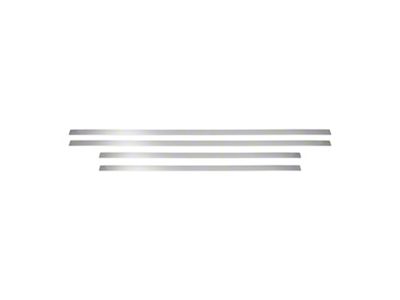 OMAC Side Door Moldings; Silver (05-15 Tacoma Access Cab)