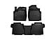 OMAC Premium 3D Front and Rear Floor Liners; Black (07-13 Tundra CrewMax)