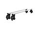 OMAC Smooth Roof Rack Cross Bars; Gray (14-21 Tundra Double Cab, CrewMax)