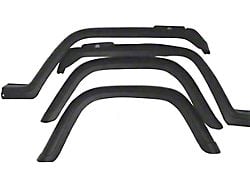 Factory Style Fender Flares; Front and Rear (87-95 Jeep Wrangler YJ)