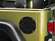 Rugged Ridge Non-Locking Fuel Door Cover; Black (97-06 Jeep Wrangler TJ)