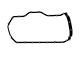 Oil Pan Gasket; Rubber (97-02 2.5L Jeep Wrangler TJ)