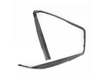 Front Door Glass Channel; Driver Side (07-18 Jeep Wrangler JK)