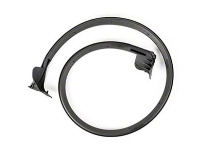 Rear Half Door Seal; Passenger Side (07-18 Jeep Wrangler JK 4-Door)