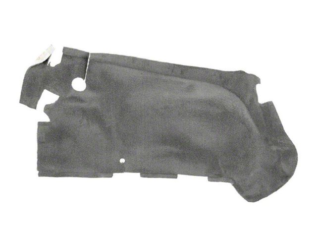 Wheelhouse Floor Carpet; Rear Passenger Side (03-06 Jeep Wrangler TJ)