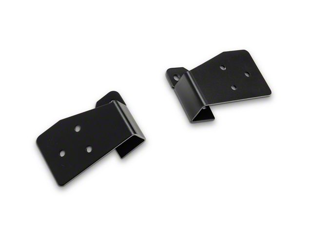 Rugged Ridge Mirror Relocation Brackets; Black (03-06 Jeep Wrangler TJ)