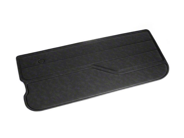 Door Interior Trim Panel; Passenger Side; Black (87-95 Jeep Wrangler YJ)