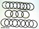 Engine Piston Ring Set; 0.060-Inch Over (87-90 4.2L Jeep Wrangler YJ)