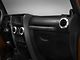 Rugged Ridge A/C Vent Bezels; Brushed Aluminum (07-10 Jeep Wrangler JK)