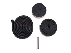 Hard Top Weatherstrip Kit and Pipe (87-95 Jeep Wrangler YJ)