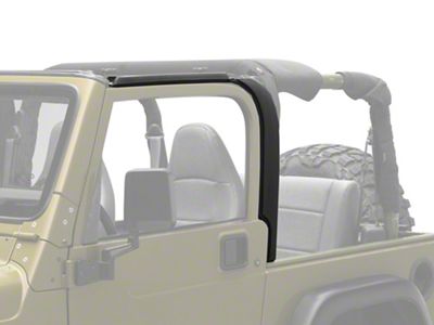 Soft Top Door Surround; Driver Side (97-06 Jeep Wrangler TJ)