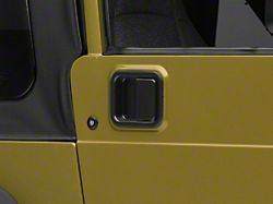 OPR Door Handle; Black (97-06 Jeep Wrangler TJ w/ Full Doors)