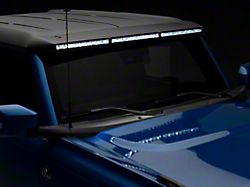 Oracle Integrated Windshield Roof LED Light Bar System; Black (21-24 Bronco)