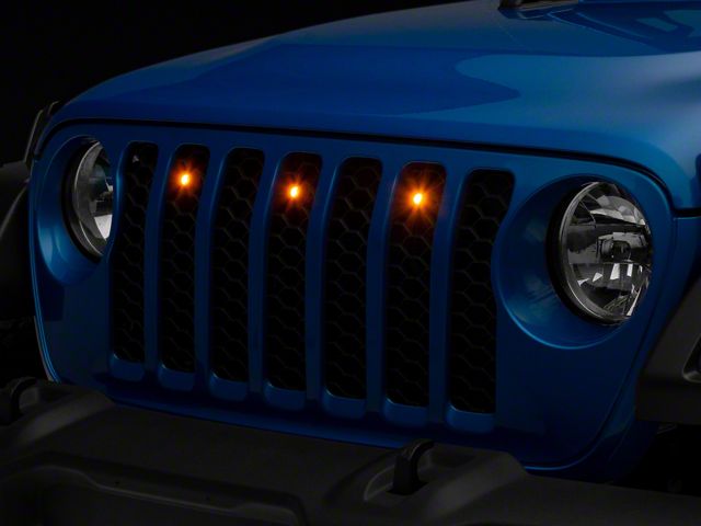 Oracle Pre-Runner Style LED Grille Light Kit; Amber (20-24 Jeep Gladiator JT)