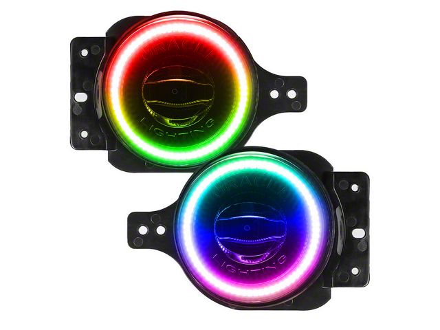 Oracle High Performance 20W LED Fog Lights with ColorSHIFT Halo; No Controller (18-24 Jeep Wrangler JL Sport)