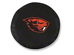 Oregon State University Spare Tire Cover; Black (66-18 Jeep CJ5, CJ7, Wrangler YJ, TJ & JK)