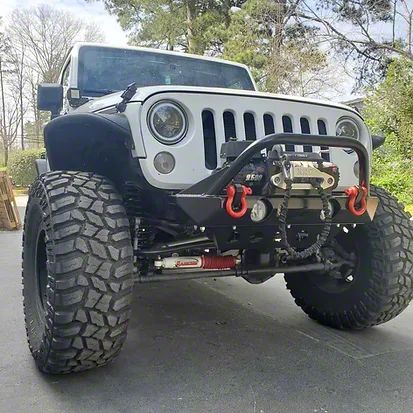 Outta Hand Fabrication Jeep Wrangler Insanity Front Bumper with Grille ...