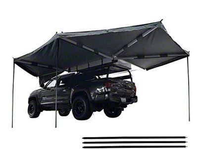 Overland Vehicle Systems Nomadic 270 LT Awning with Travel Cover; Driver Side (Universal; Some Adaptation May Be Required)