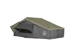 Overland Vehicle Systems Nomadic 2 Extended Roof Top Tent; Gray/Green (Universal; Some Adaptation May Be Required)