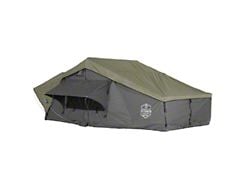 Overland Vehicle Systems Nomadic 2 Extended Roof Top Tent; Gray/Green (Universal; Some Adaptation May Be Required)