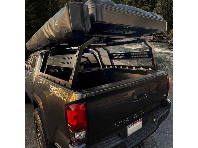 Overland Vehicle Systems Discovery Rack with Side Cargo Plates (07-24 Tundra w/ 5-1/2-Foot Bed)