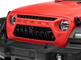 Mohave Grille with Marker Lights; Unpainted (18-24 Jeep Wrangler JL)