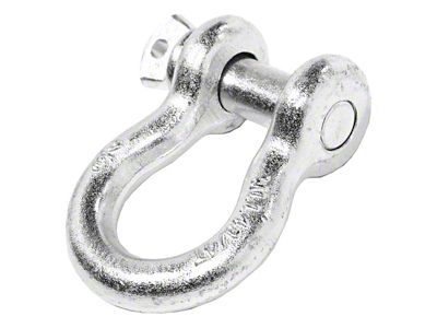 Overland Vehicle Systems 3/4-Inch Recovery Shackle; Zinc