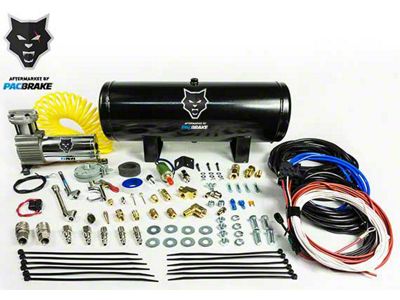 Pacbrake ULTIMATE ALPHA HD Rear Air Spring Suspension Kit with 2.50-Gallon Air Tank (05-23 6-Lug Tacoma)