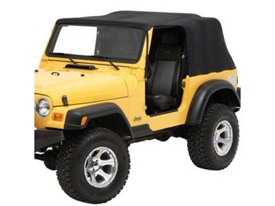 Emergency Top; Black (92-95 Jeep Wrangler YJ)