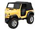 Emergency Top; Black (92-95 Jeep Wrangler YJ)