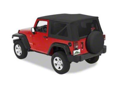 Replay Soft Top; Black Diamond (07-09 Jeep Wrangler JK 2-Door)