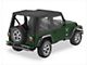 Replay Soft Top with Door Skins and Clear Windows; Black Diamond (97-06 Jeep Wrangler TJ, Excluding Unlimited)