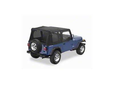 Replay Soft Top with Tinted Windows; Black Diamond (88-95 Jeep Wrangler YJ)