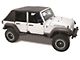 Sprint Top Frameless Soft Top; Black Diamond (07-09 Jeep Wrangler JK 4-Door)