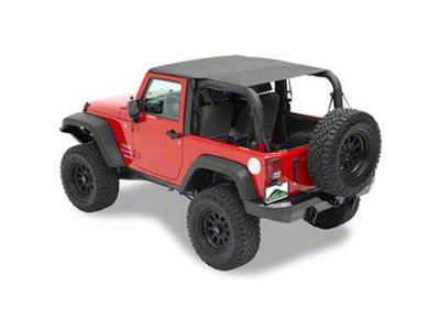 Sun Cap Plus; Black Diamond (07-18 Jeep Wrangler JK 2-Door)