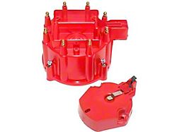 Performance Distributors Cap and Rotor; Red (93-97 5.9L Jeep Grand Cherokee ZJ)