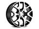 PR169 Gloss Black Machined 6-Lug Wheel; 20x9; 27mm Offset (04-15 Titan)